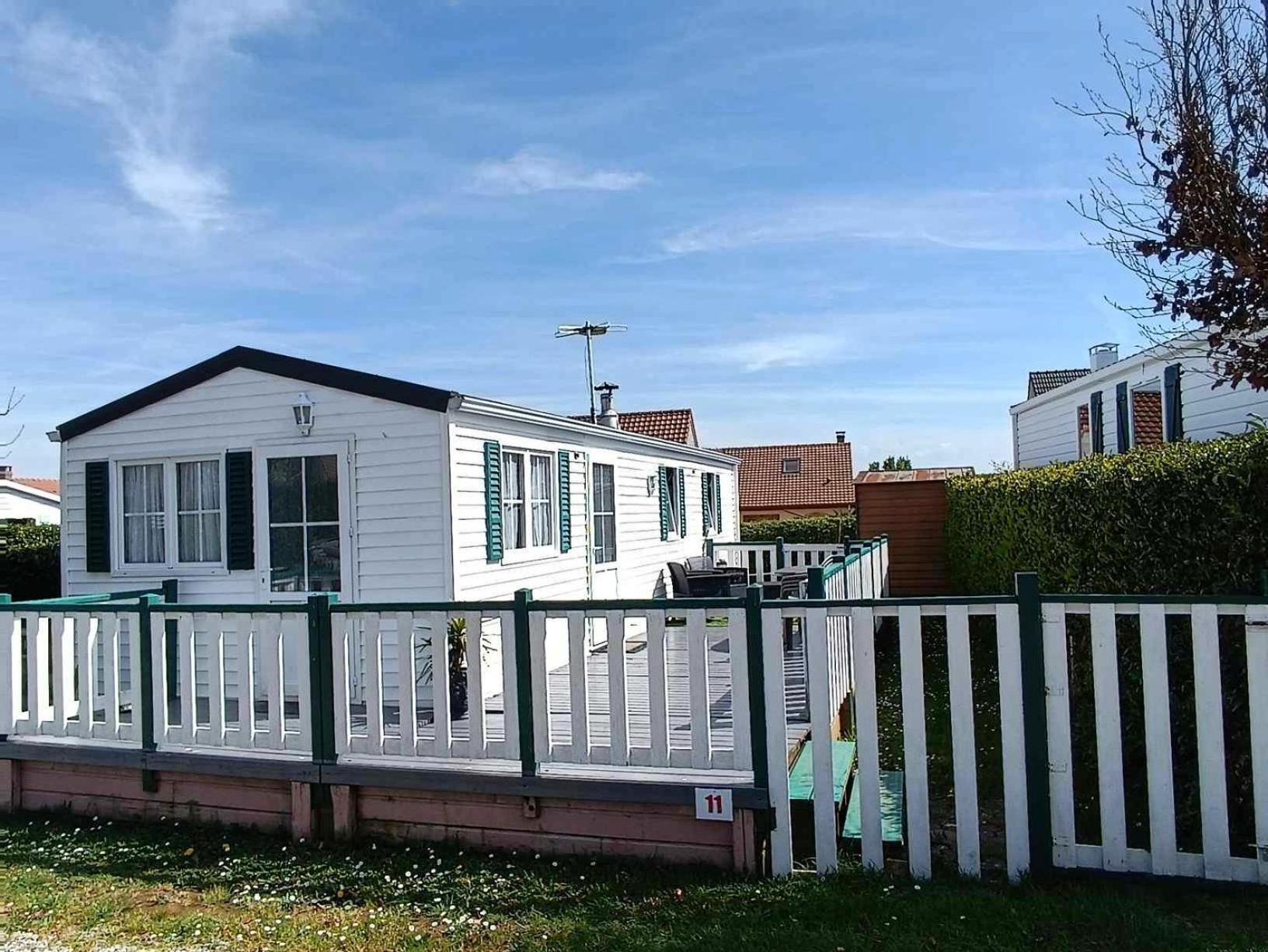 Mobil Home Cristal Biville-sur-Mer Exterior foto