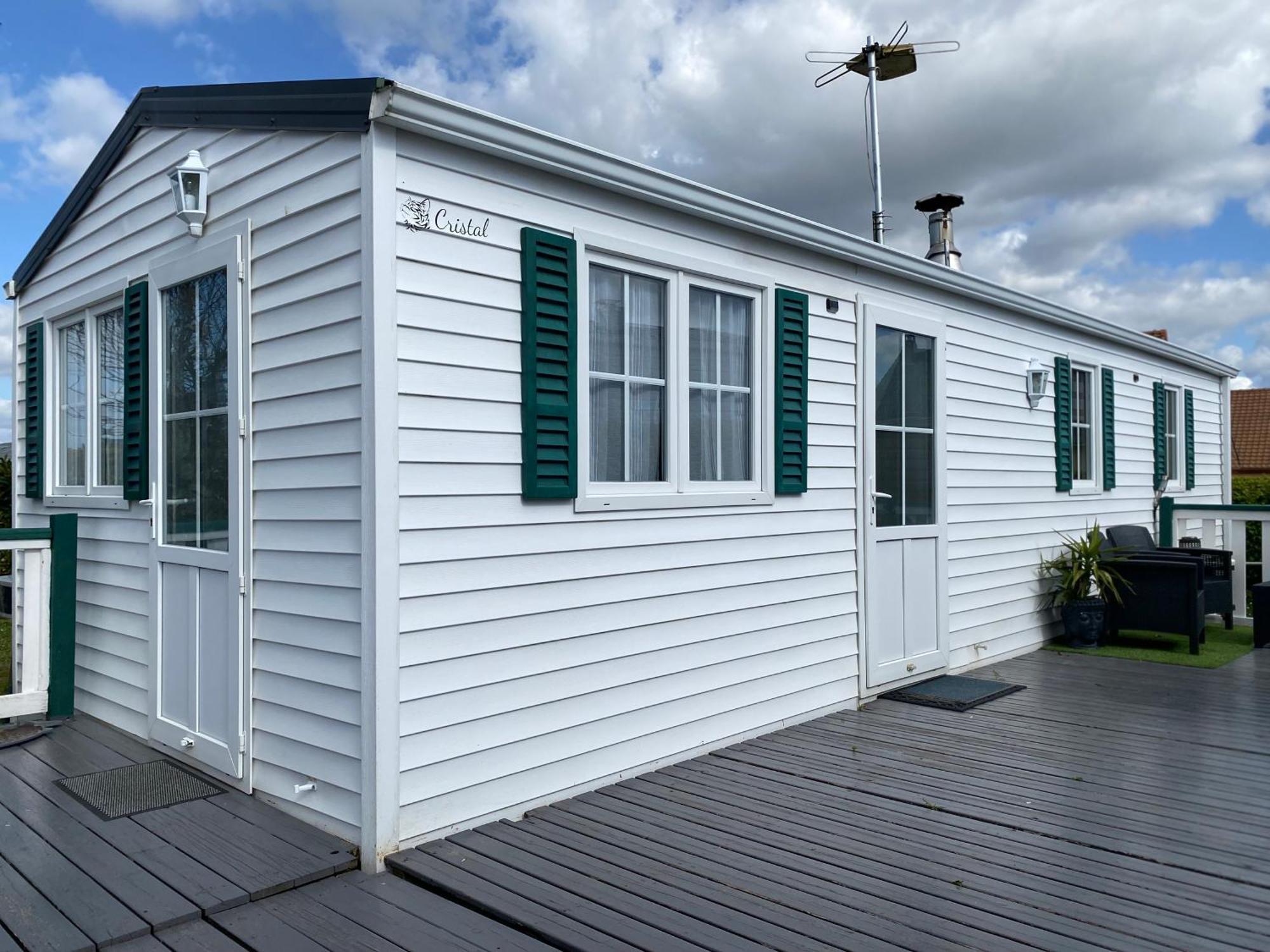 Mobil Home Cristal Biville-sur-Mer Exterior foto