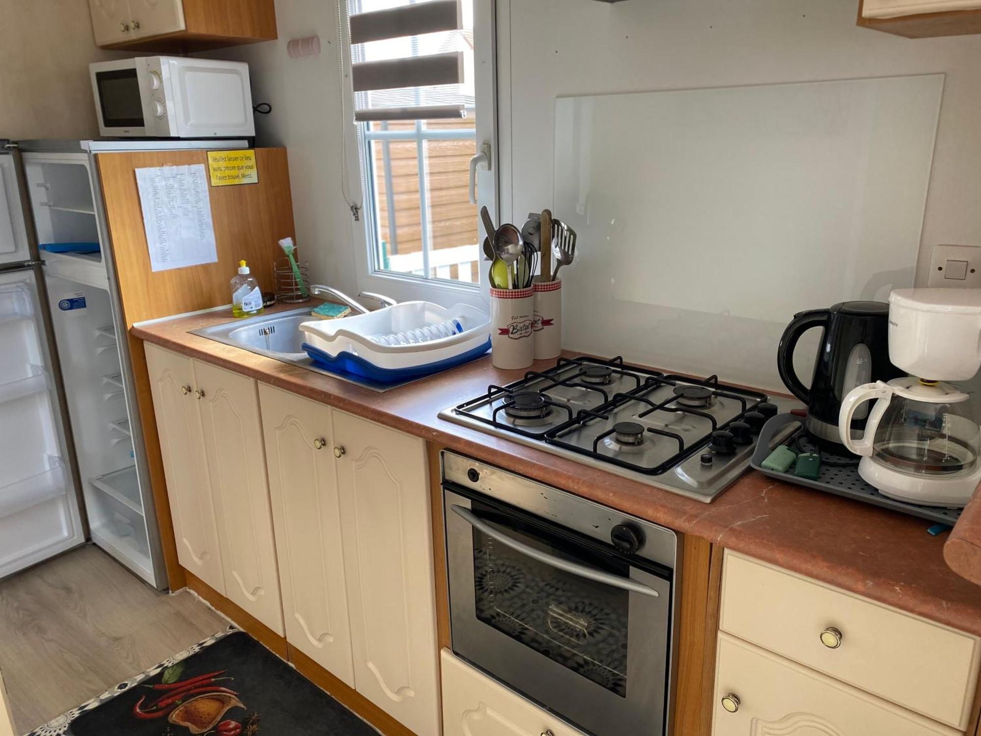 Mobil Home Cristal Biville-sur-Mer Exterior foto