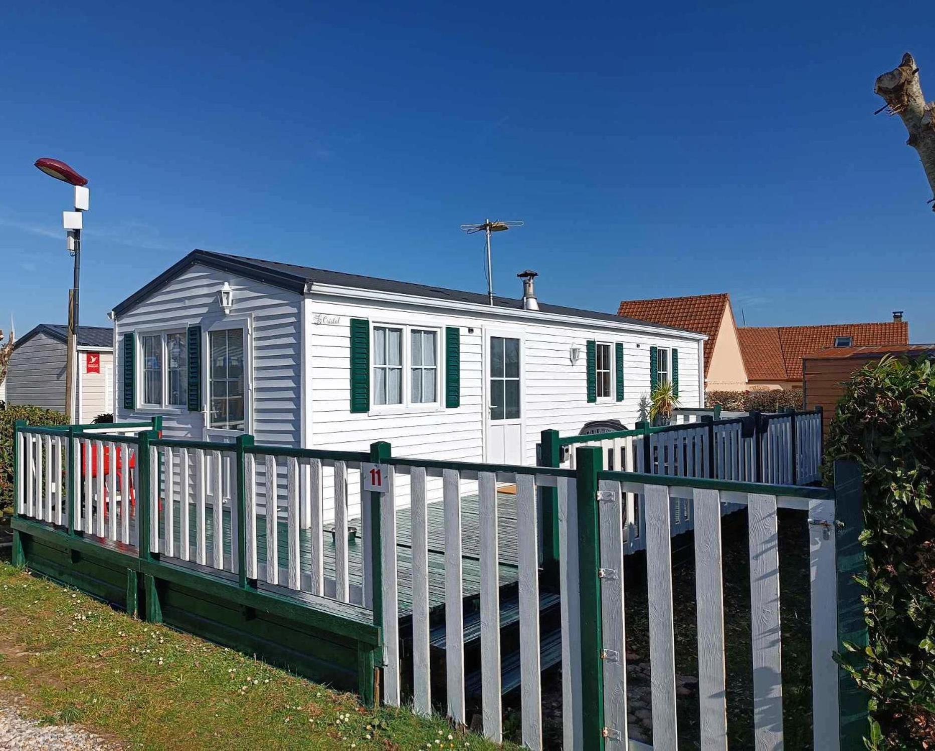 Mobil Home Cristal Biville-sur-Mer Exterior foto